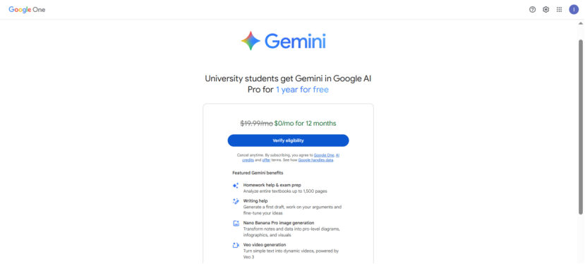 2026 Complete Guide to the Gemini Student Offer: Get Google AI Pro Free ...