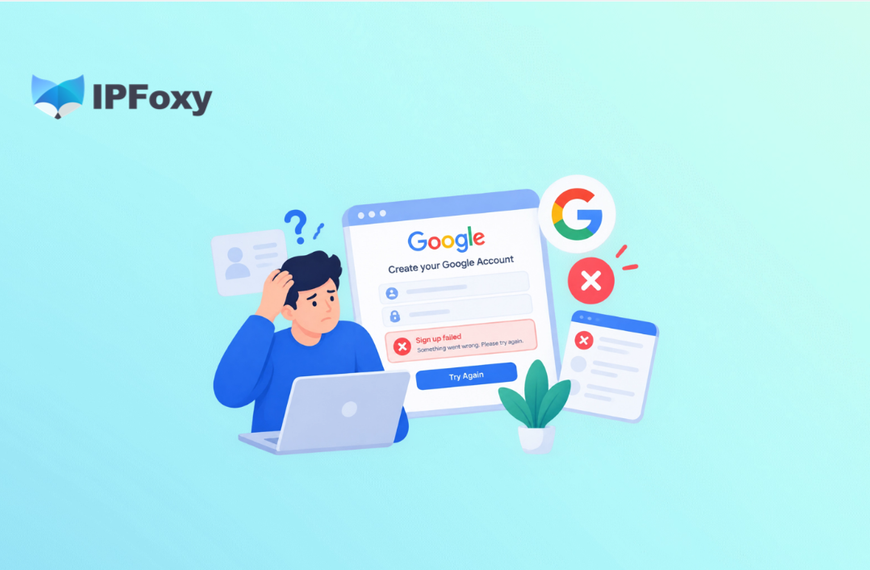 How to Fix Google Account Registration Failed: Common Causes and Solutions